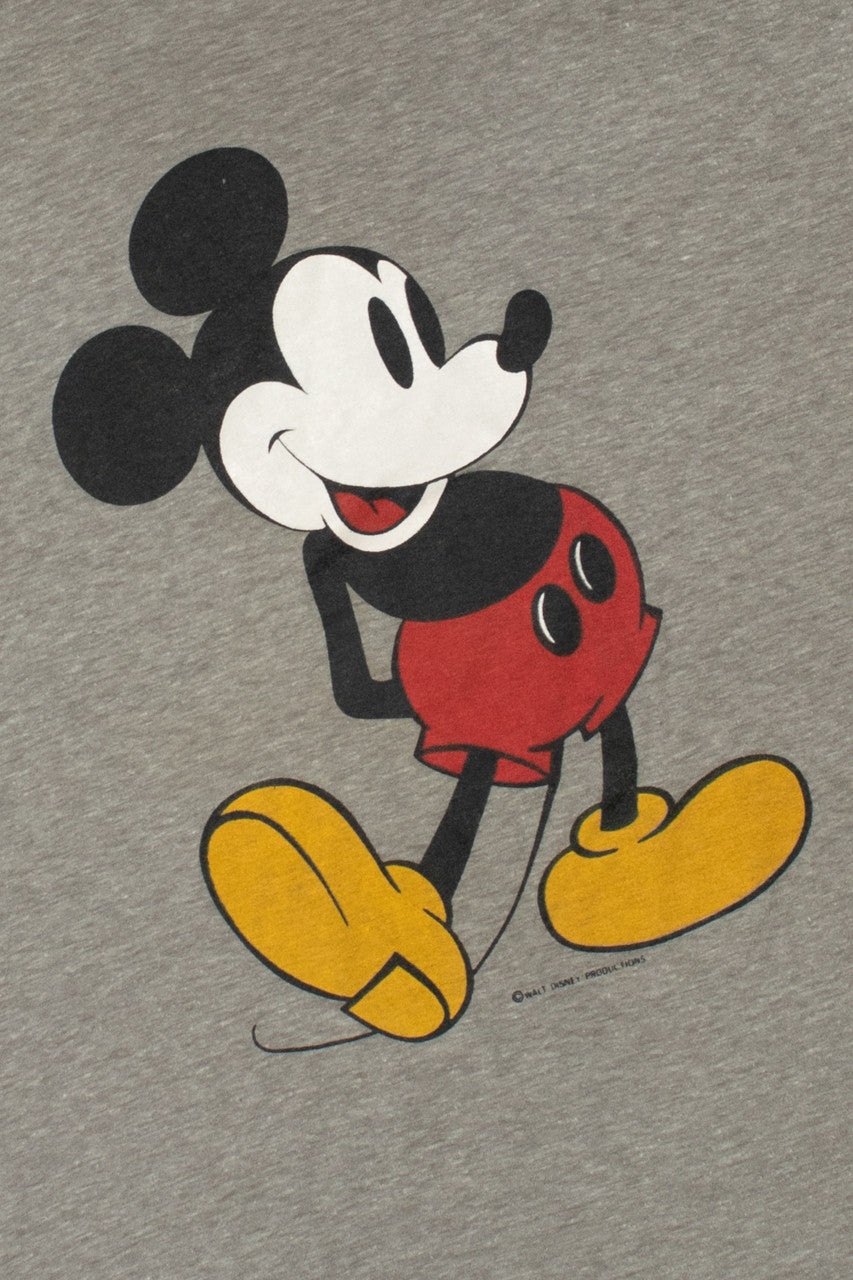 Vintage Disney Mickey Mouse Extra Soft Single Stitch T-Shirt