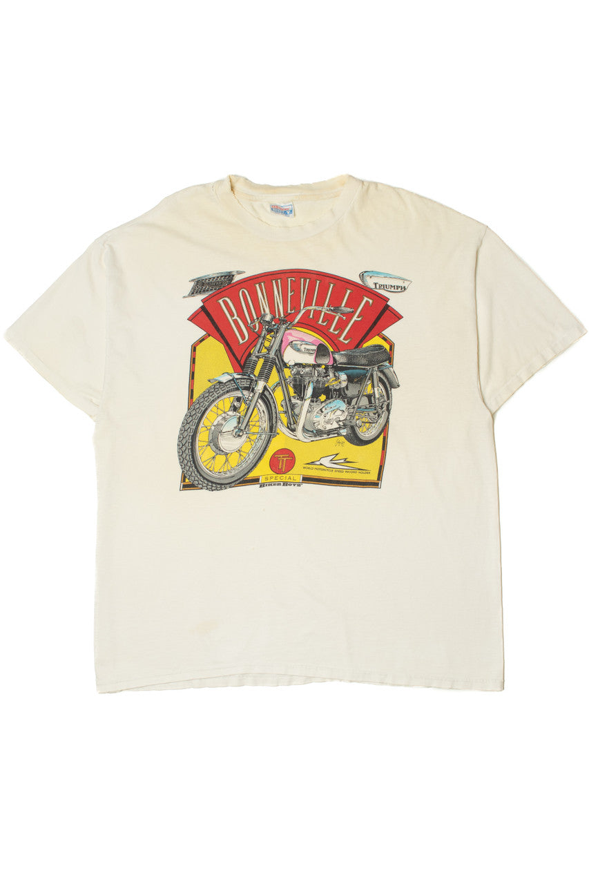 Vintage 1992 Bonneville Motorcycles "Biker Boys" T-Shirt