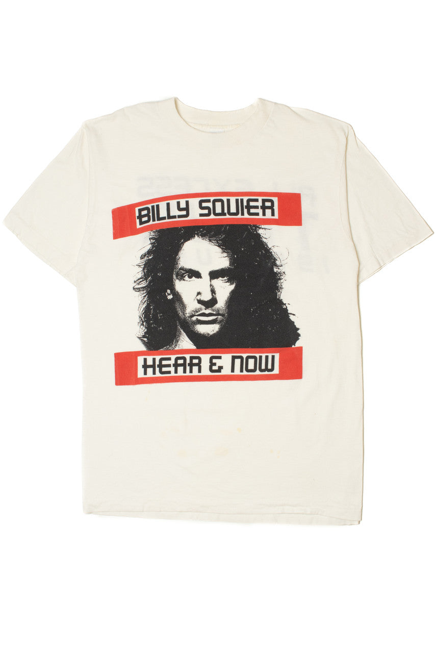 Vintage 1989 Billy Squier "Hear & Now" All Excess Tour T-Shirt