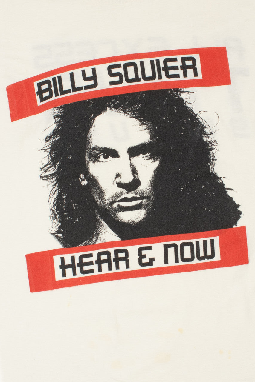Vintage 1989 Billy Squier "Hear & Now" All Excess Tour T-Shirt