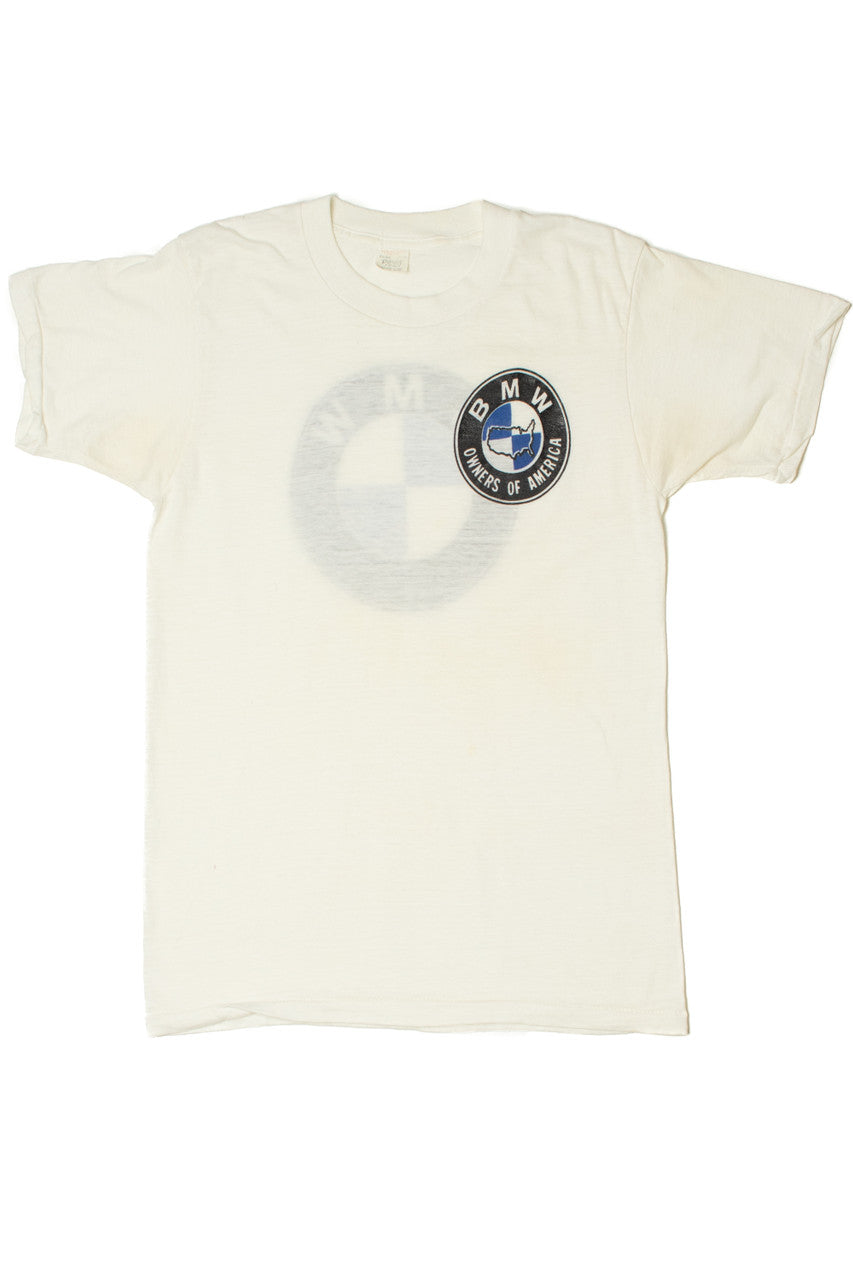 Vintage "BMW Owners Of America" Single Stitch Soft Thin T-Shirt