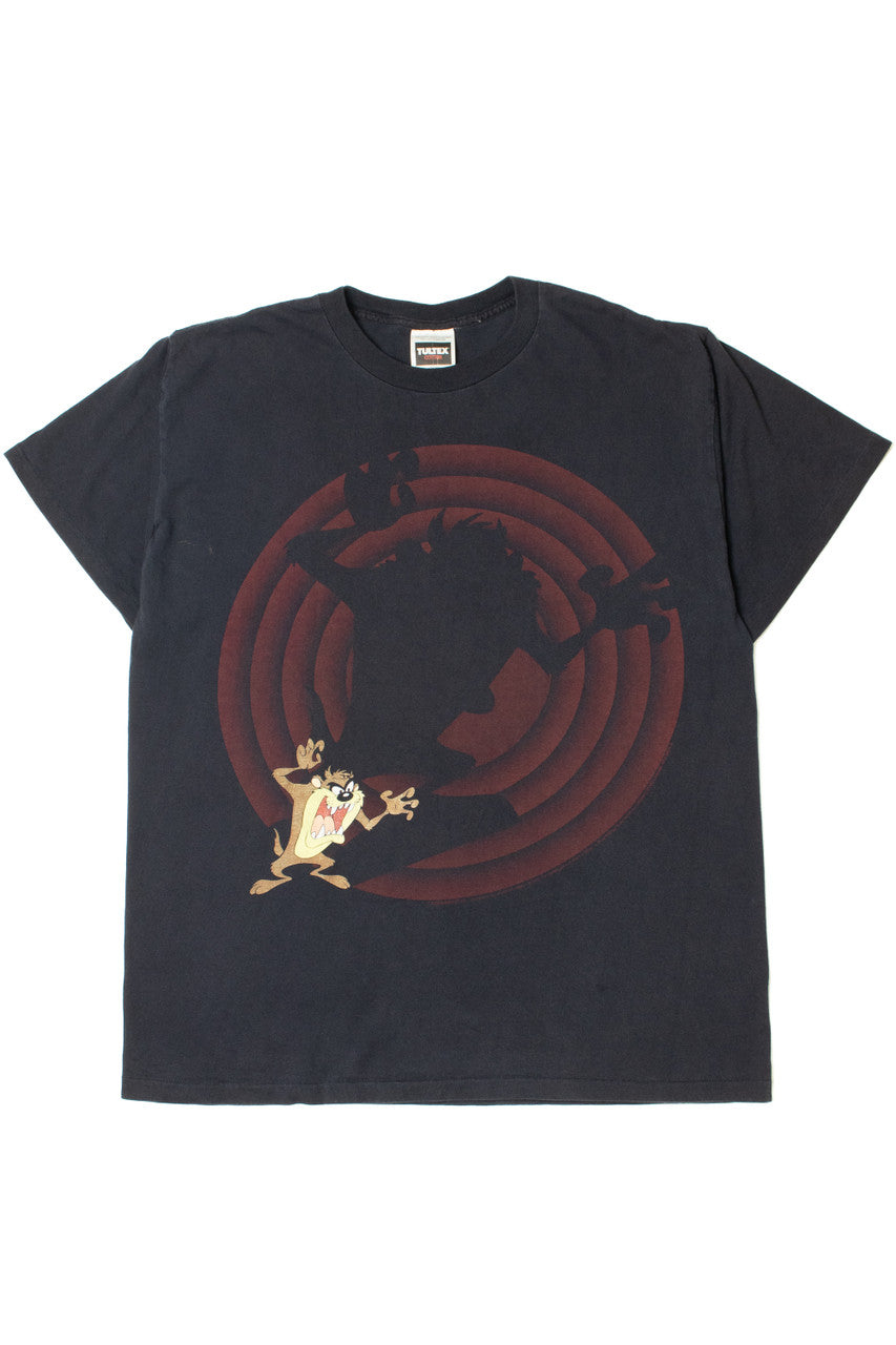 Vintage 1992 Taz Looney Tunes Shadow Single Stitch T-Shirt