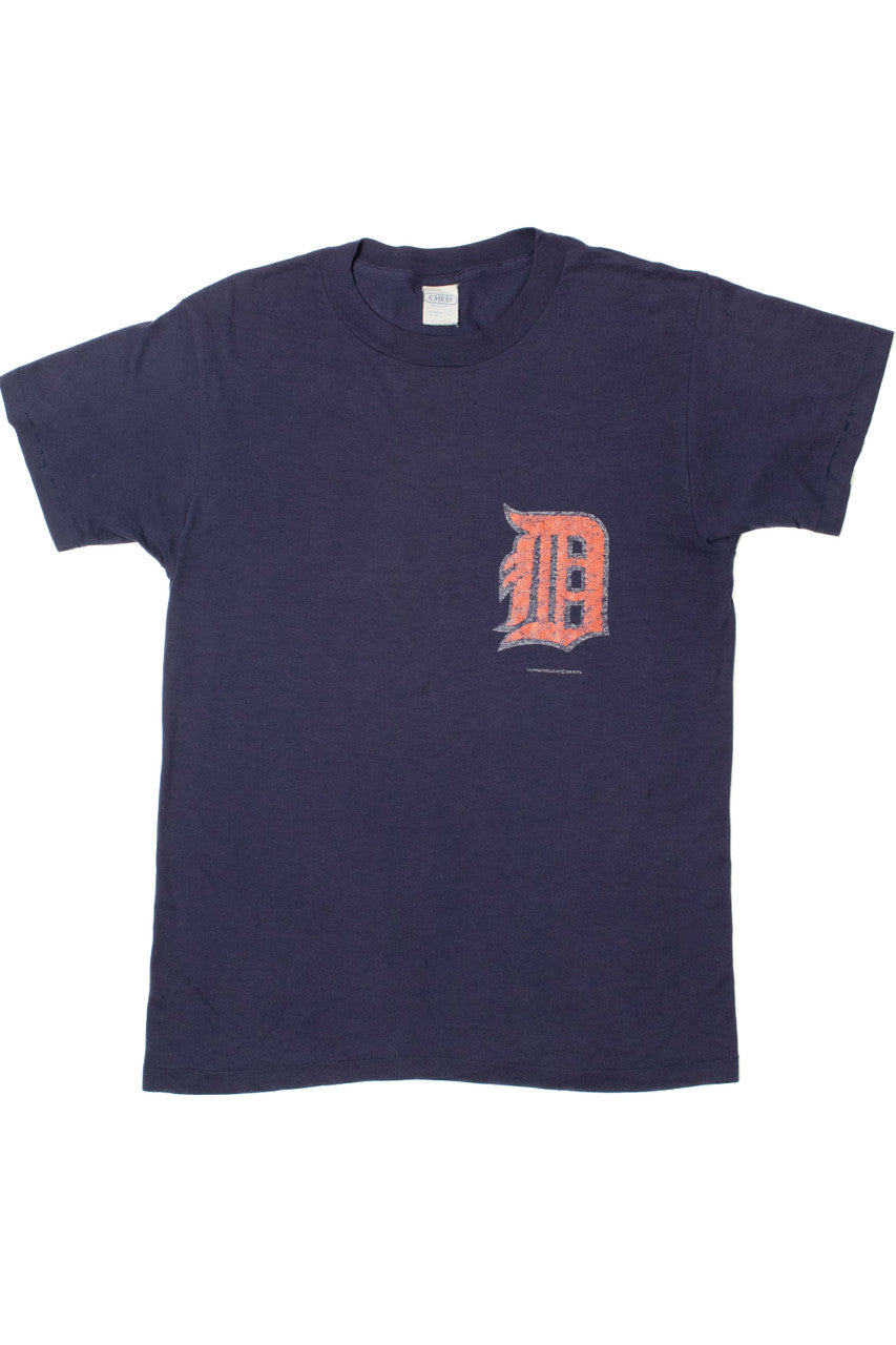 Vintage 1987 Detroit Tigers MLB Baseball Single Stitch T-Shirt