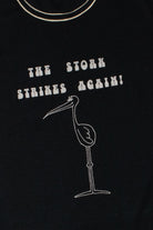 Vintage "The Stork Strikes Again" Maternity/A-Line Ringer T-Shirt