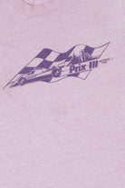 Vintage 1984 Detroit Prix III Racing Lavender Single Stitch T-Shirt