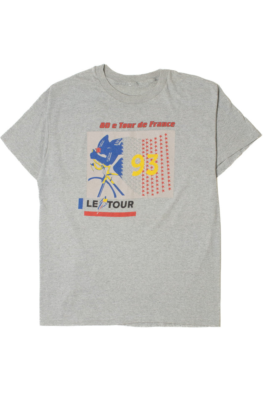 Vintage 1993 80th Tour Of France Cycling "Le Tour" T-Shirt