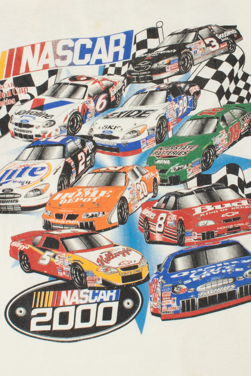 Vintage 2000 NASCAR Sponsor Long Sleeve Single Stitch T-Shirt