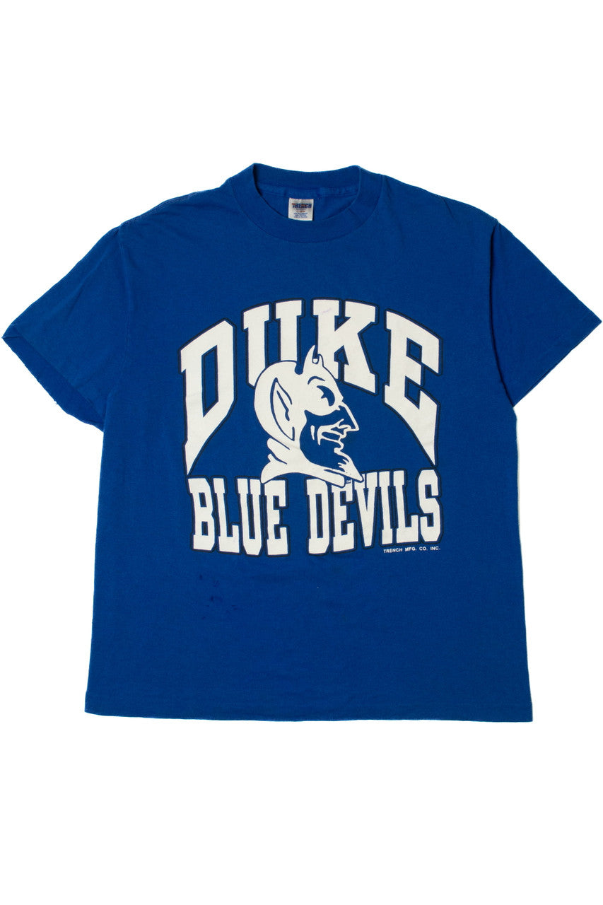 Vintage Duke Blue Devils Mascot Single Stitch T-Shirt