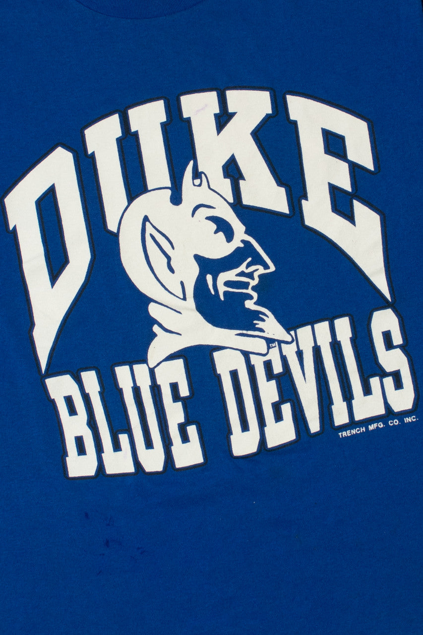 Vintage Duke Blue Devils Mascot Single Stitch T-Shirt