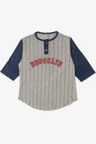 Vintage "Brooklyn" Navy Striped Raglan T-Shirt