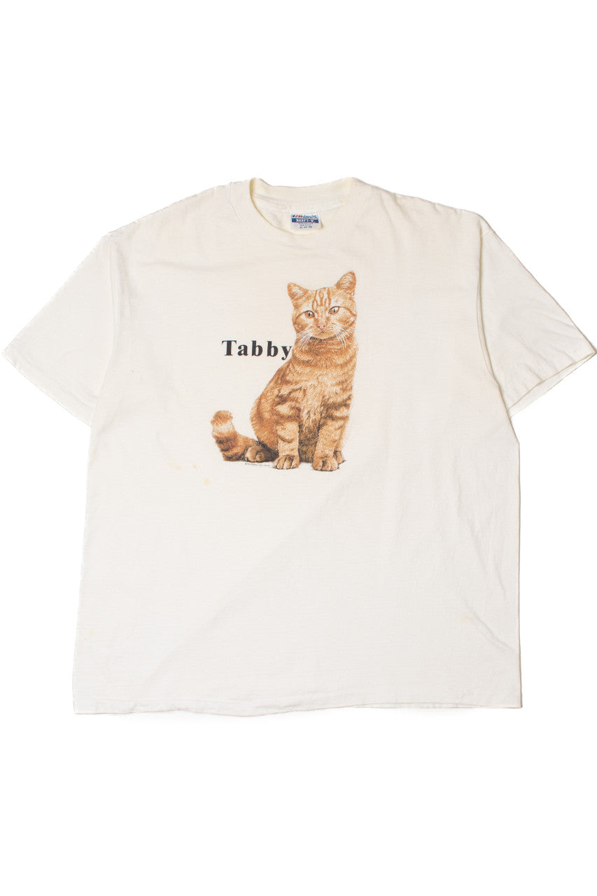 Vintage "Tabby" Cat Single Stitch T-Shirt