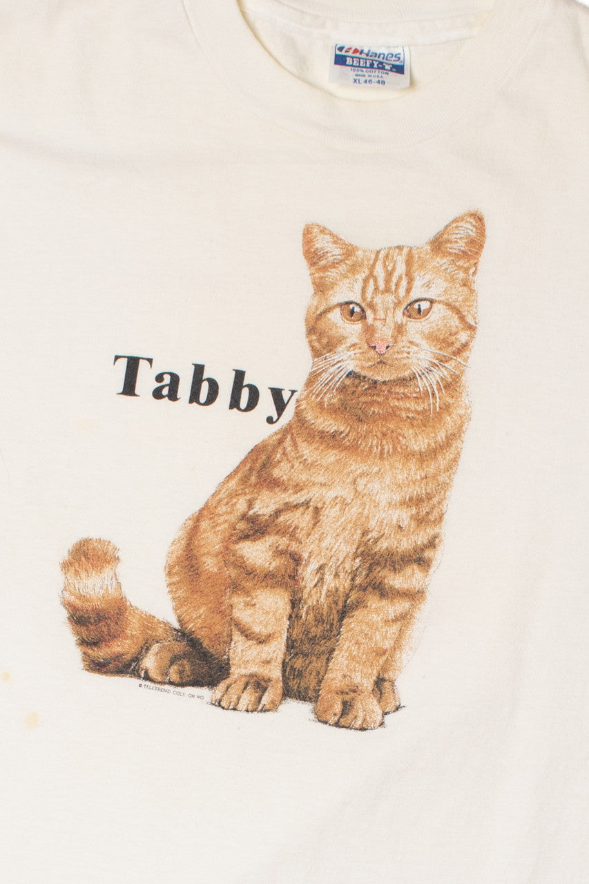 Vintage "Tabby" Cat Single Stitch T-Shirt