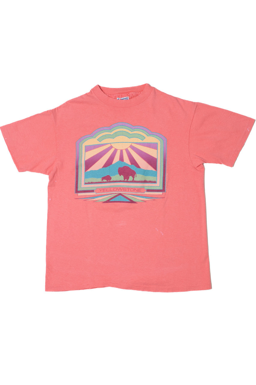 Vintage 1988 "Yellowstone" Bison Graphic National Park T-Shirt