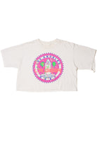Vintage "LA Gear" Los Angeles Embossed Logo Crop Top T-Shirt