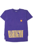 Vintage University of Washington Huskies Pocket Tee Sleep Shirt