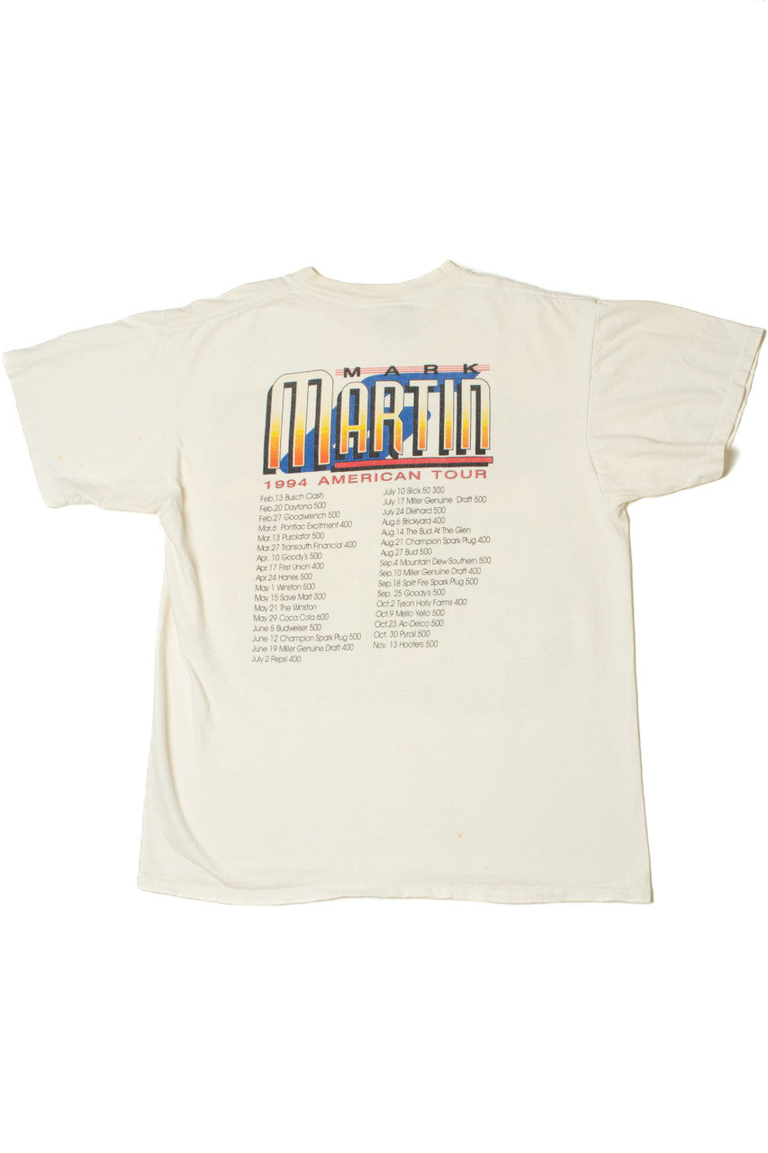 Vintage 1994 Mark Martin Racing Tour T-Shirt