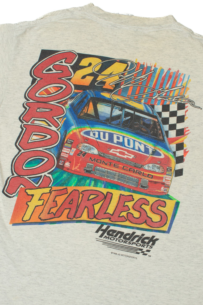 Vintage 1998 Jeff Gordon "Fearless" Dupont Racing T-Shirt