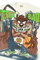 Vintage 1997 Taz "Totally Bad" "Larger Than Life" Front/Back Looney Tunes T-Shirt