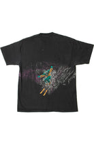 Vintage 1992 "No Guts No Glory" Skiing Wraparound Print T-Shirt
