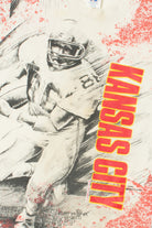Vintage Kansas City Chiefs NFL Football All Over Print T-Shirt
