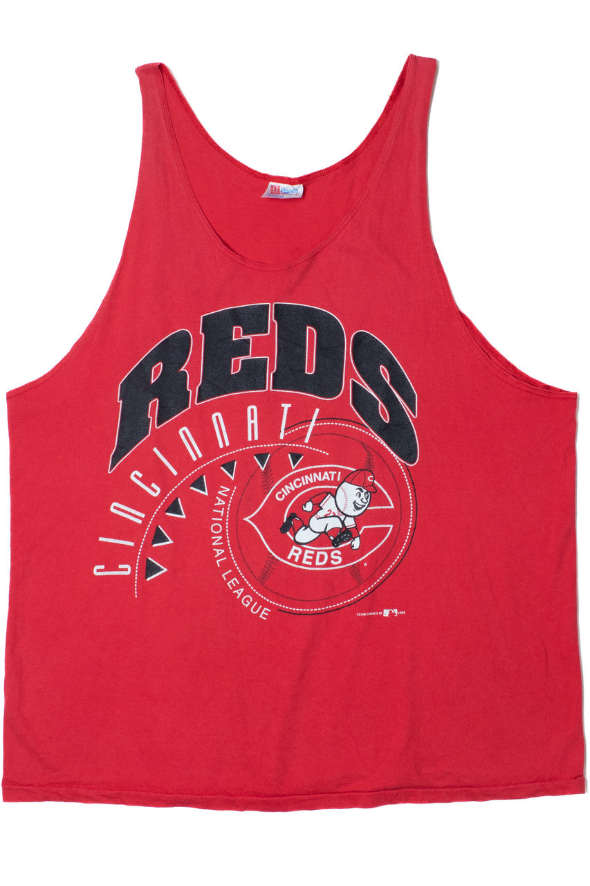 Vintage 1993 Cincinnati Reds MLB Baseball T-Shirt Tank Top
