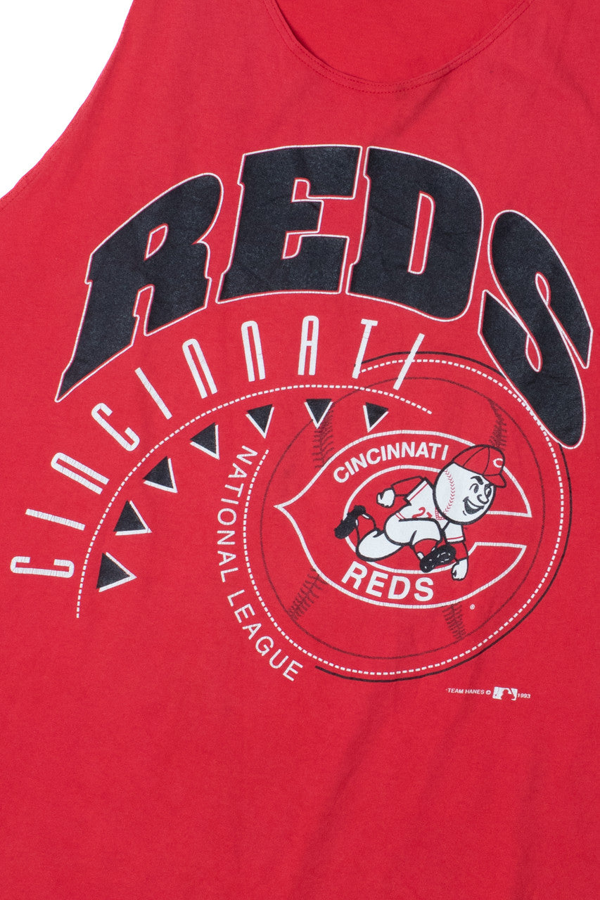 Vintage 1993 Cincinnati Reds MLB Baseball T-Shirt Tank Top