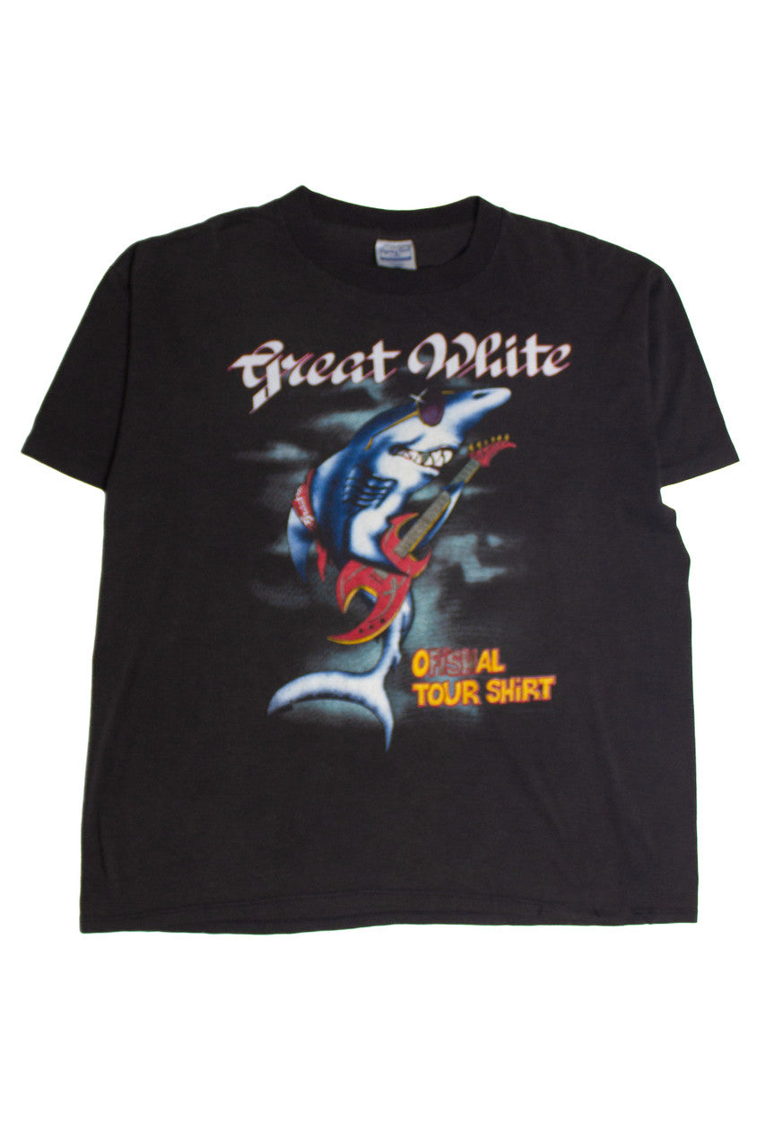 Vintage Great White "Bite Back Tour" T-Shirt (1990s) 9468