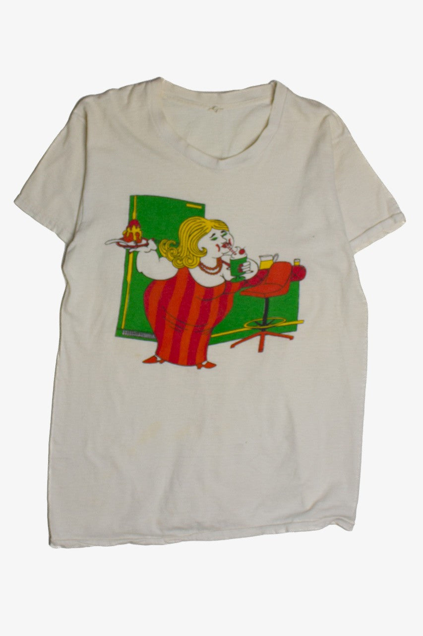 Vintage Lady T-Shirt (1990s) 9472