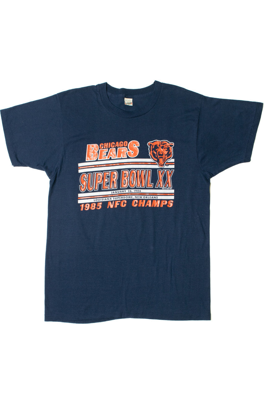Vintage Chicago Bears Super Bowl XX 1985 Champs T-Shirt