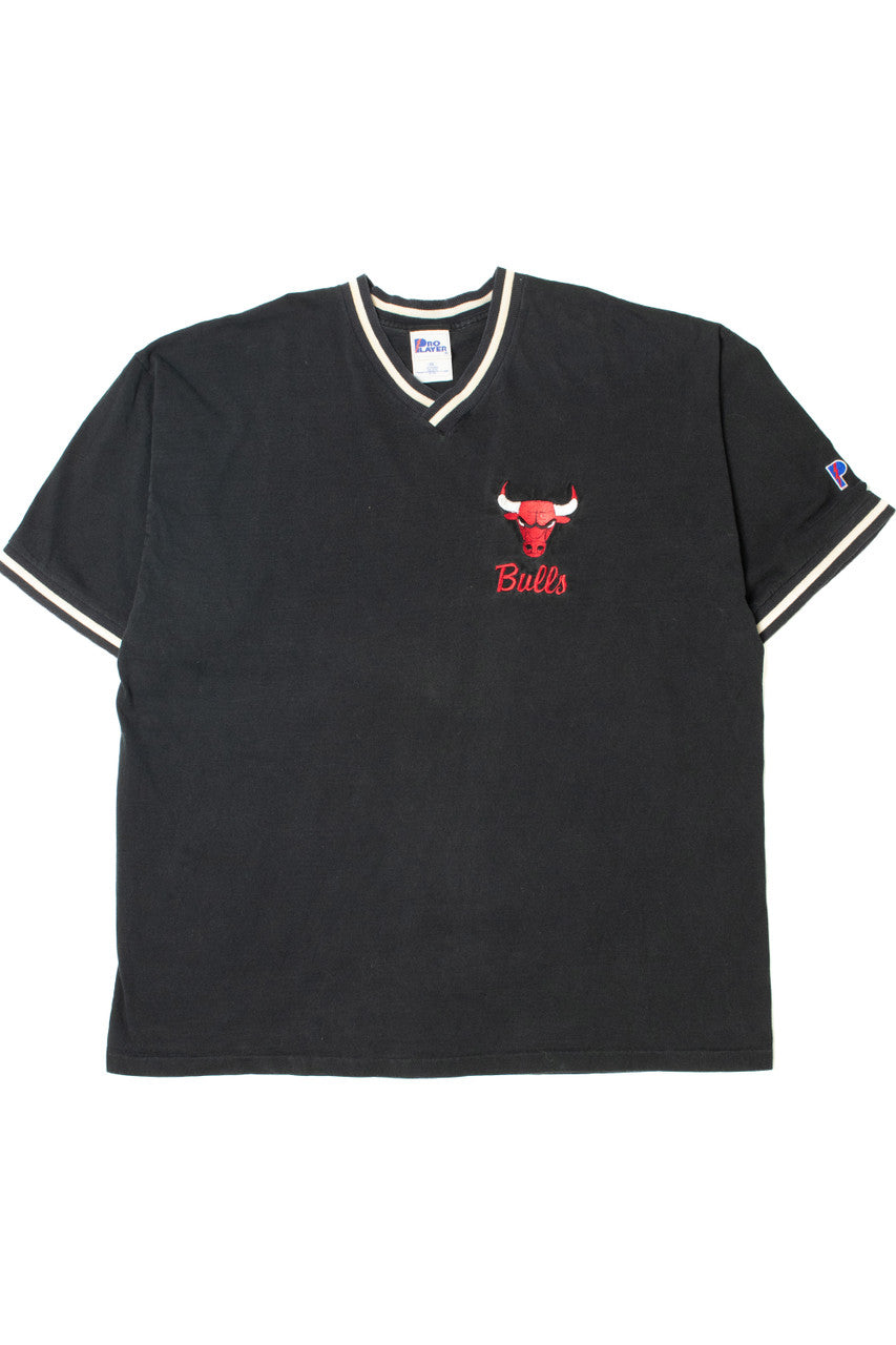 Vintage Chicago Bulls V-Neck Ringer T-Shirt