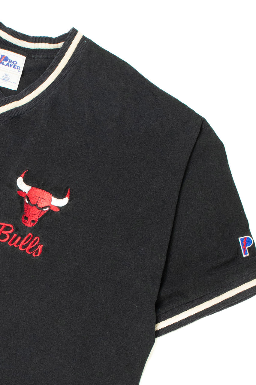 Vintage Chicago Bulls V-Neck Ringer T-Shirt