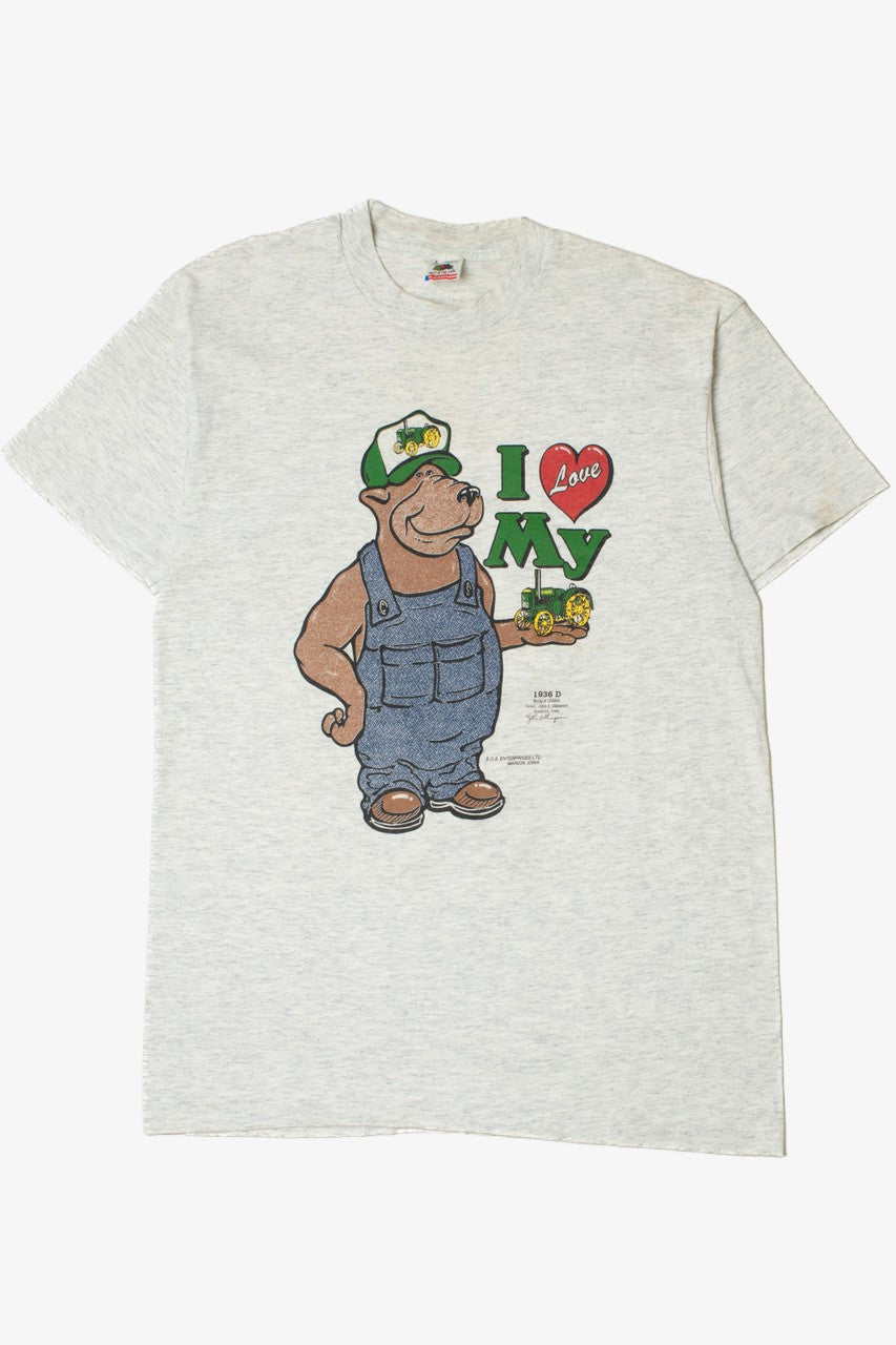 Vintage "I Love My Tractor" T-Shirt