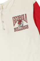 Vintage Georgia Bulldogs Mascot Henley T-Shirt