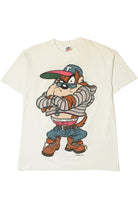 Vintage 1993 Taz Looney Tunes Front/Back Print T-Shirt