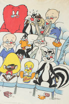 Vintage "Looney Tunes In 3-D" Front/Back Print T-Shirt