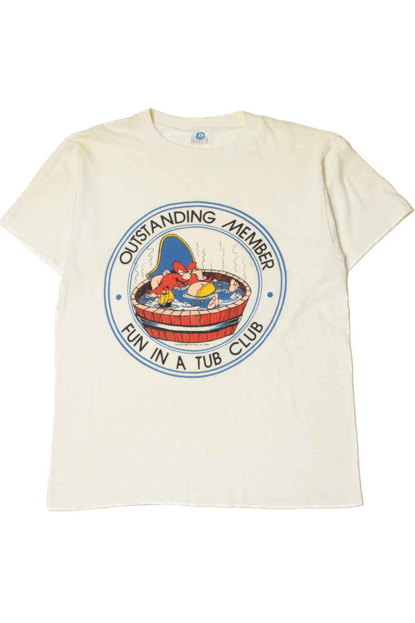 Vintage 1986 Yosemite Sam Looney Tunes "Fun In A Tub" T-Shirt
