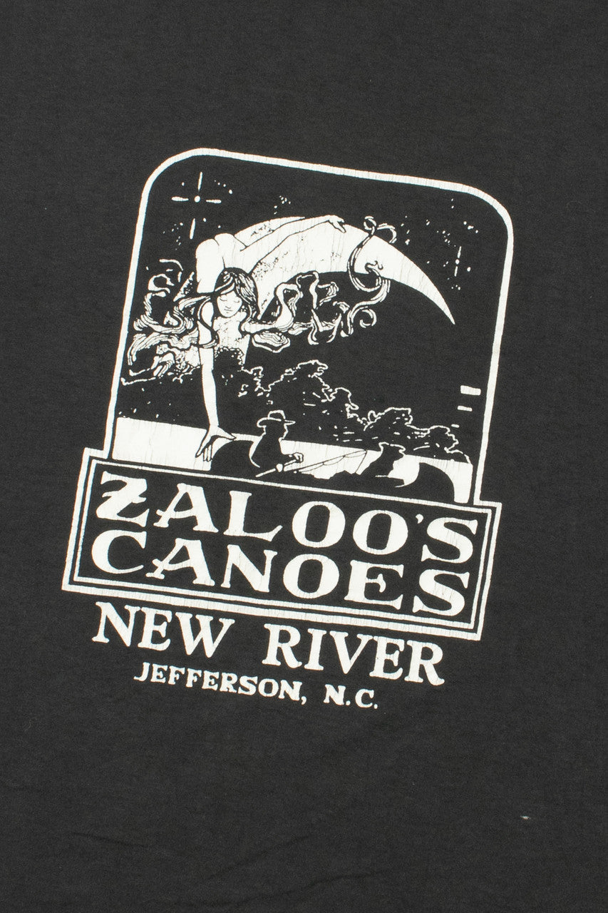 Vintage Zaloo's Canoes Graphic T-Shirt