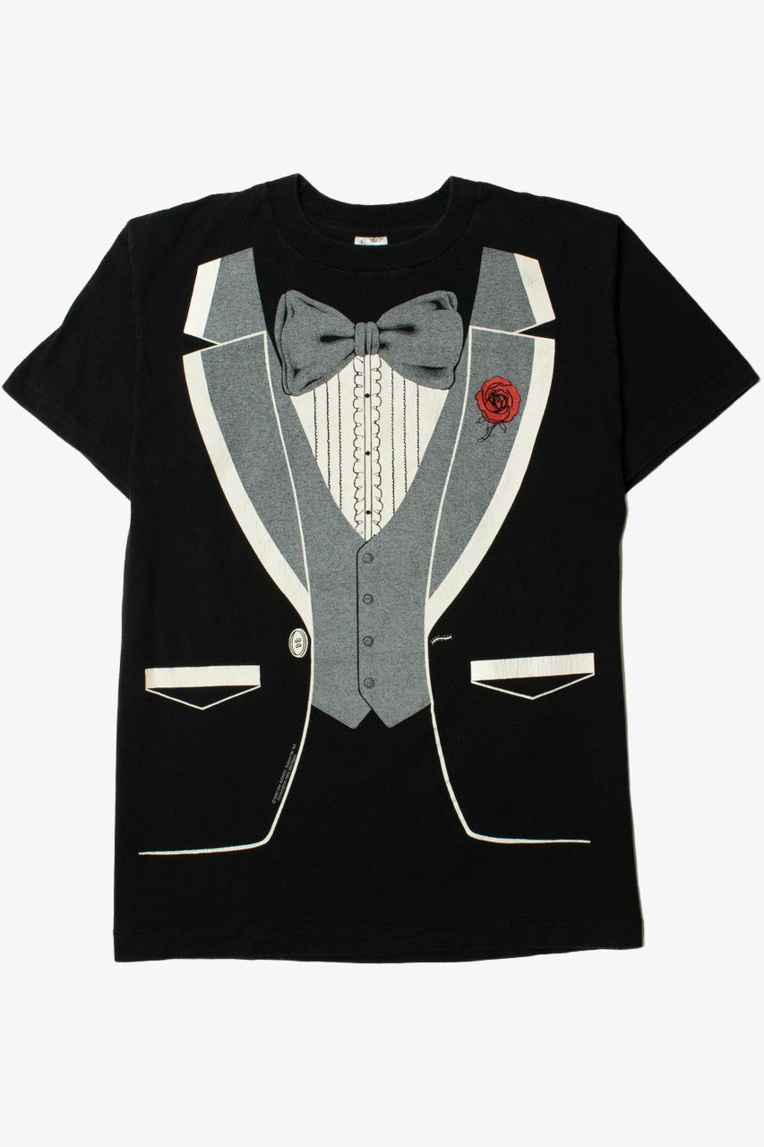 Vintage Faux Tuxedo Novelty T-Shirt