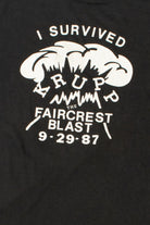 Vintage 1987 "I Survived The Faircrest Blast" T-Shirt