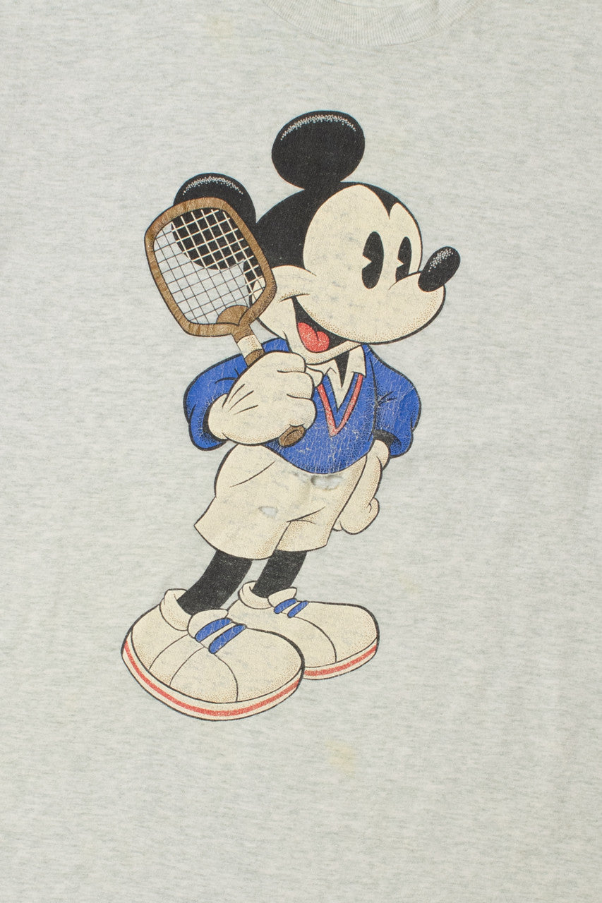 Vintage Sporty Mickey Mouse Tennis T-Shirt