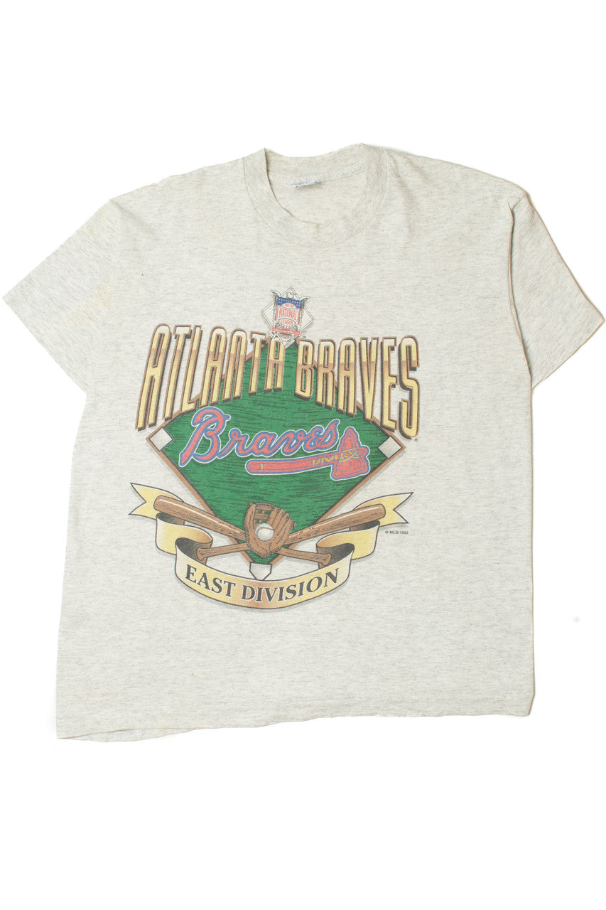 Vintage 1995 Atlanta Braves East Division MLB Baseball T-Shirt