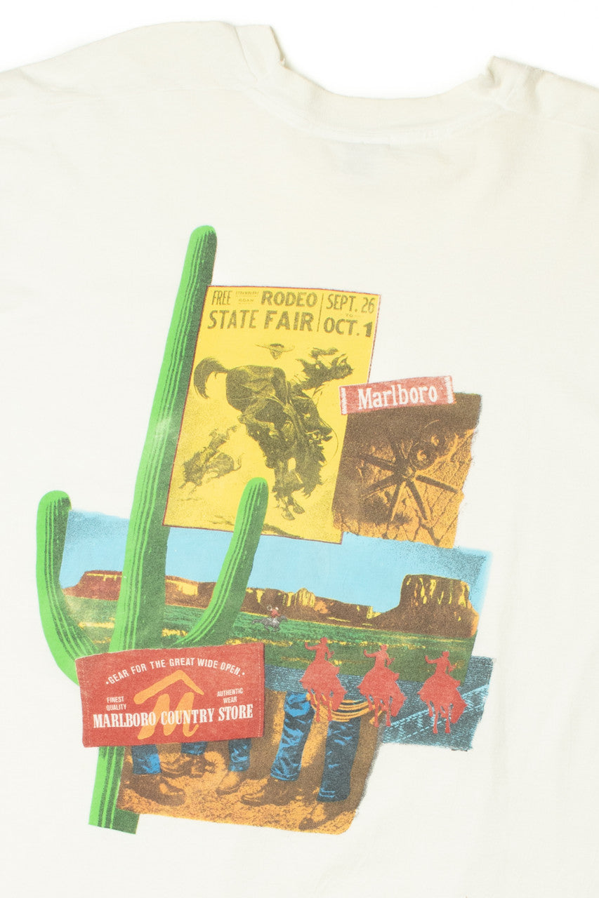 Vintage Marlboro Cowboy Collage T-Shirt