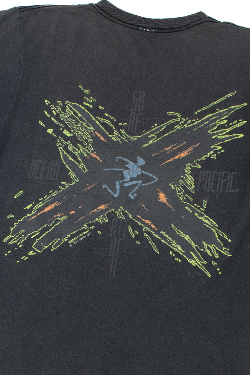 Vintage 1991 Ocean Pacific Distressed T-Shirt