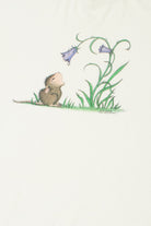 Vintage 1989 "House Mouse Designs" Mouse With Flower T-Shirt