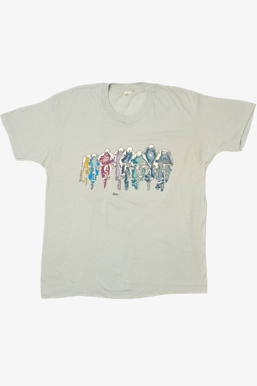 Vintage Bicycle Race "Reno" Single Stitch T-Shirt