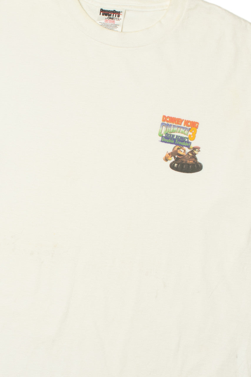 Vintage 1990's "Donkey Kong Country 3" Promotional T-Shirt