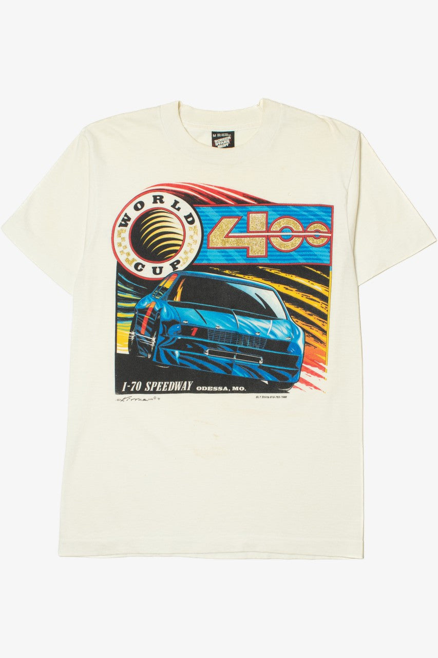 Vintage I-70 Speedway World Cup 400 Racing T-Shirt