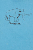 Vintage 1985 Mastodon Skeleton Front/Back Print T-Shirt