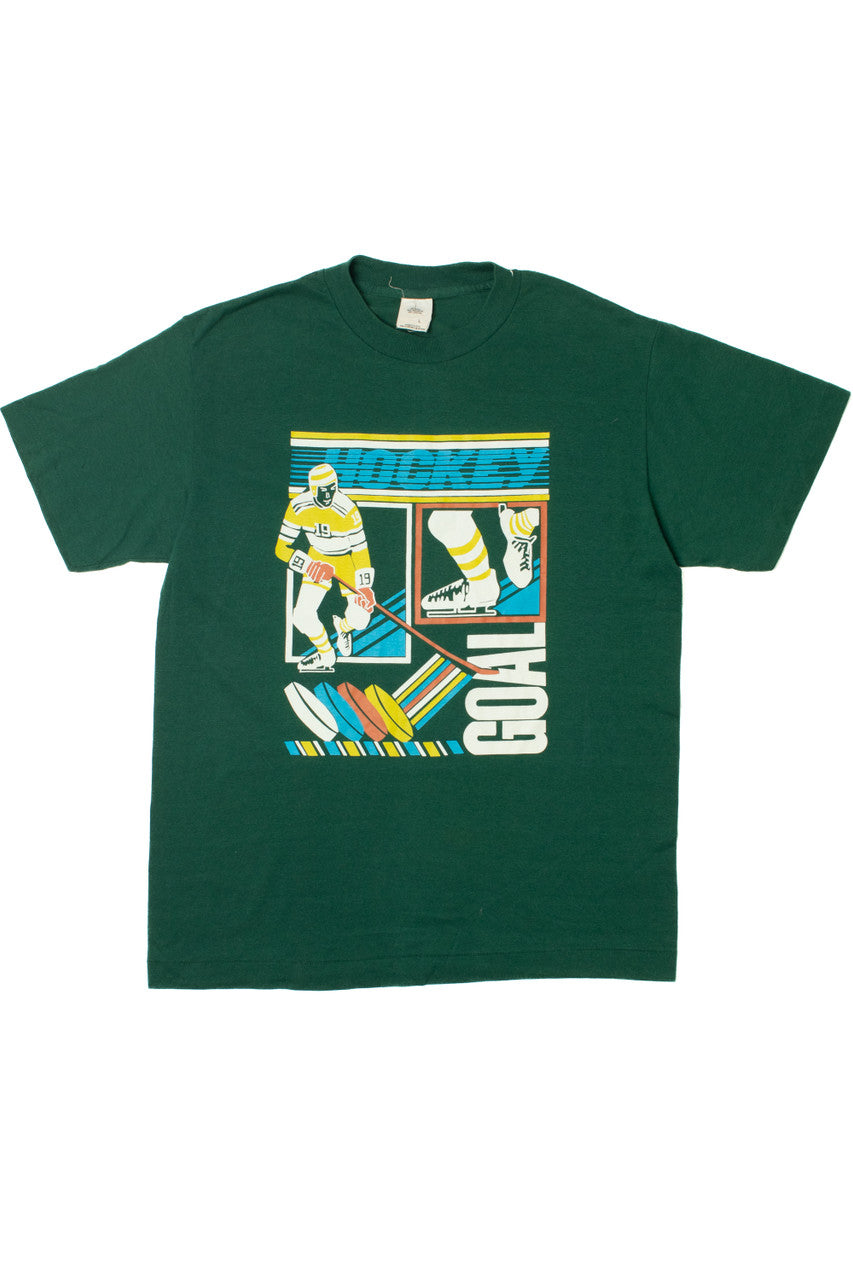 Vintage "Hockey" Sporty Single Stitch T-Shirt