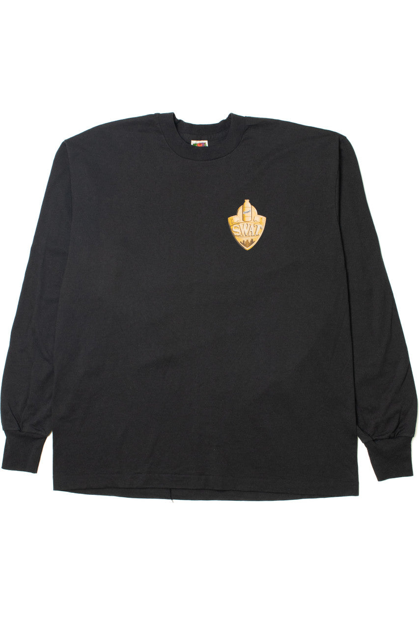 Vintage "SWAT" Snapple Promotional Long Sleeve T-Shirt